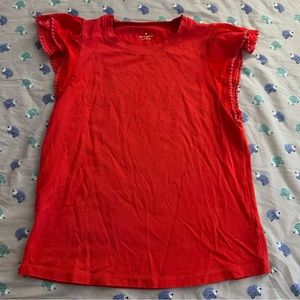 Kate Spade Flutter Sleeve Tee Small